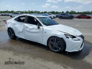 2014 Lexus IS 250 with VIN JTHBF1D20E5036840, listed as a Copart auction lot 53467885 with Not Provided miles and Salvage Title. Bid and sale history available at DreamBid. Image 4.