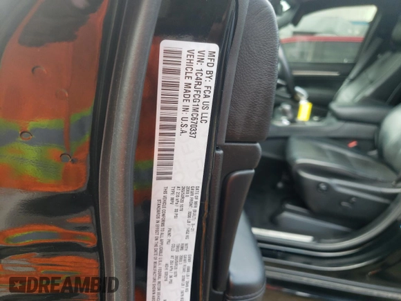 2021 Jeep Grand Cherokee High Altitude with VIN 1C4RJFCG1MC670337, listed as a Copart auction lot 73936794 with 41,395 mi miles and Non repairable. Bid and sale history available at DreamBid. Image 13.