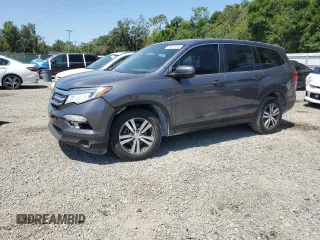2018 Honda Pilot EX-L with VIN 5FNYF5H58JB033314, listed as a Copart auction lot 58217915 with 80,205 mi miles and Salvage title. Bid and sale history available at DreamBid. Image 1.