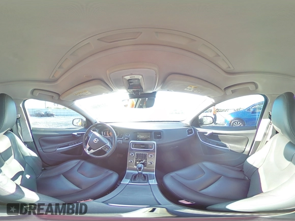 2015 Volvo S60 T5 Drive-E Premier with VIN YV140MFK4F2338462, listed as a Copart auction lot 48485665 with 57,695 mi miles and Salvage title. Bid and sale history available at DreamBid. Image 13.