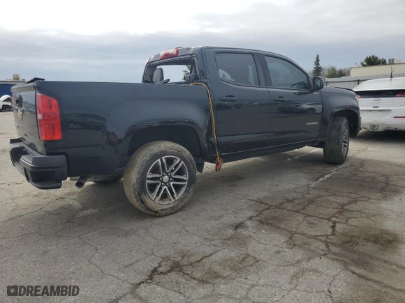 2020 Chevrolet Colorado 2WD Work Truck with VIN 1GCGSBENXL1246335, listed as a Copart auction lot 45099635 with 41,788 mi miles and Salvage Title. Bid and sale history available at carsss.com. Image 3.