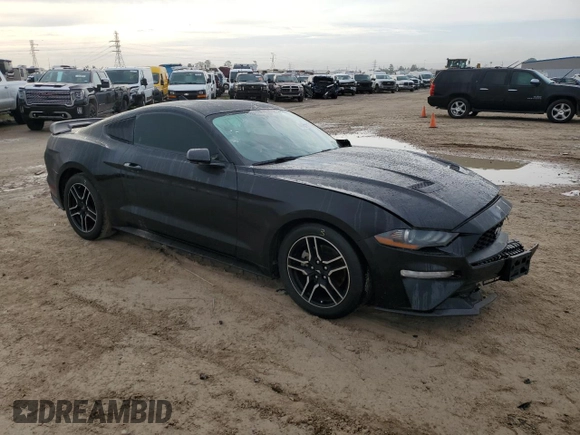 2020 Ford Mustang EcoBoost with VIN 1FA6P8THXL5150815, listed as a Copart auction lot 46851915 with 69,909 mi miles and Salvage Title. Bid and sale history available at carsss.com. Image 4.
