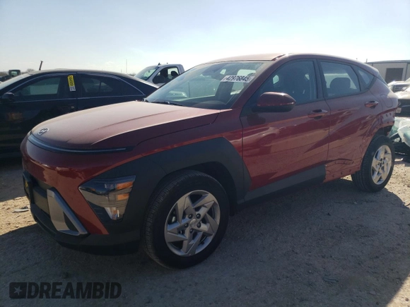 2025 Hyundai Kona SE with VIN KM8HA3AB9SU216583, listed as a Copart auction lot 42976845 with 731 mi miles and Salvage Title. Bid and sale history available at DreamBid. Image 1.