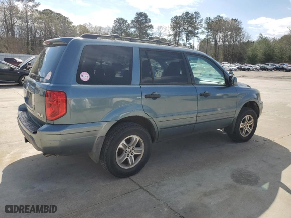 2005 Honda Pilot EX-L with RES with VIN 2HKYF18685H515886, listed as a Copart auction lot 49226655 with 244,135 mi miles and Salvage Title. Bid and sale history available at carsss.com. Image 3.