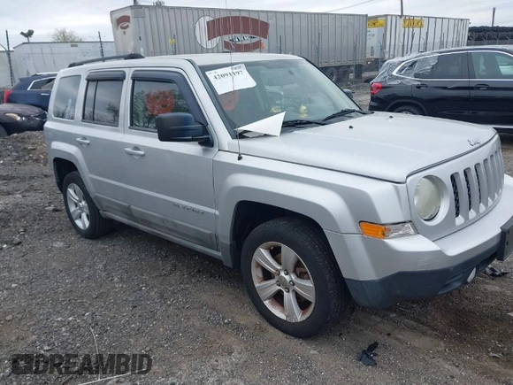 2011 Jeep Patriot Latitude with VIN 1J4NF1GB1BD102107, listed as a IAAI auction lot 42091197 with 111,030 mi miles and . Bid and sale history available at DreamBid. Image 1.