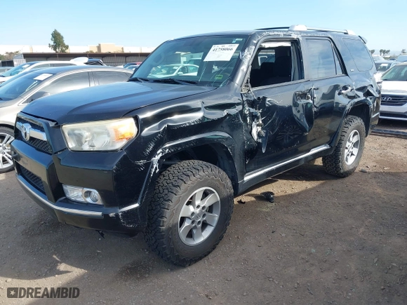 2010 Toyota 4Runner SR5 with VIN JTEZU5JR5A5010223, listed as a IAAI auction lot 41758066 with 221,166 mi miles. Bid and sale history available at carsss.com. Image 17.