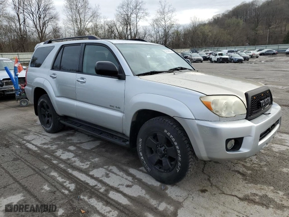 2007 Toyota 4Runner SR5 with VIN JTEBT14R870065781, listed as a Copart auction lot 52143625 with 271,124 mi miles and Clean Title. Bid and sale history available at carsss.com. Image 4.
