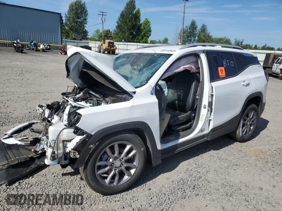 2023 GMC Terrain SLT with VIN 3GKALPEG8PL261016, listed as a Copart auction lot 60319945 with Not provided miles and Non repairable. Bid and sale history available at DreamBid. Image 1.