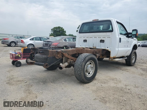 2012 Ford F-250 XL with VIN 1FTBF2B63CEA43579, listed as a Copart auction lot 60420505 with Not provided miles and Non repairable. Bid and sale history available at DreamBid. Image 3.
