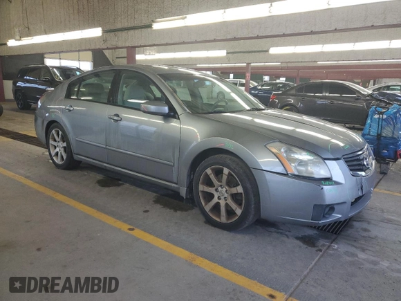 2007 Nissan Maxima SE with VIN 1N4BA41E17C836454, listed as a Copart auction lot 78137324 with 166,000 mi miles and Salvage Title. Bid and sale history available at DreamBid. Image 4.