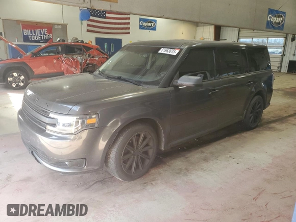 2019 Ford Flex Limited with VIN 2FMGK5D81KBA36072, listed as a Copart auction lot 51963615 with 0 mi miles and Clean Title. Bid and sale history available at carsss.com. Image 1.