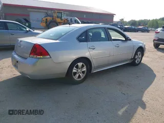 2012 Chevrolet Impala LS Retail with VIN 2G1WA5E37C1116109, listed as a IAAI auction lot 42442315 with 168,000 mi miles and . Bid and sale history available at DreamBid. Image 4.