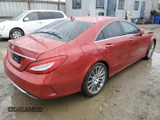 2016 Mercedes-Benz CLS 400 with VIN WDDLJ6FBXGA160533, listed as a Copart auction lot 56072865 with 62,687 mi miles and Salvage title. Bid and sale history available at DreamBid. Image 3.