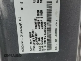 2018 Honda Odyssey EX-L z VIN 5FNRL6H66JB502556, wystawiony jako Copart lot #81995684 z przebiegiem 199 440 mil mil oraz Nie do naprawy • Non repairable. Historia ofert i sprzedaży dostępna na DreamBid. Obrazek 13.