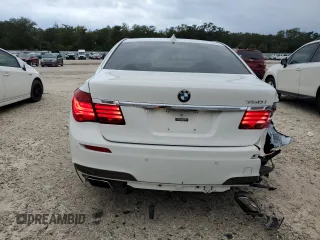 2013 BMW 7 Series 750i with VIN WBAYA8C54DC996569, listed as a Copart auction lot 74199774 with 107,871 mi miles and Salvage Title. Bid and sale history available at DreamBid. Image 6.