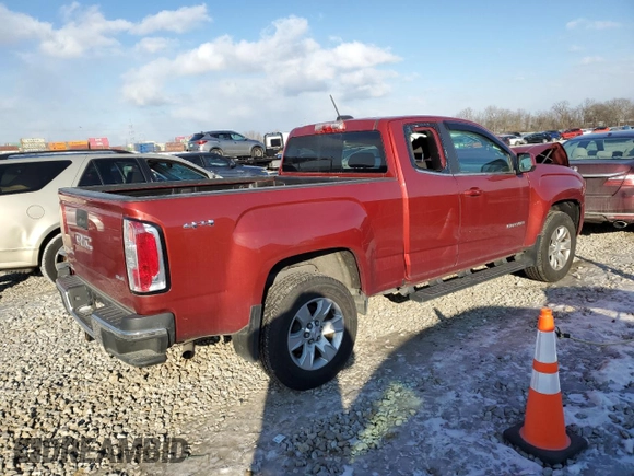 2015 GMC Canyon 4WD SLE with VIN 1GTH6BE3XF1180185, listed as a Copart auction lot 89046915 with 0 mi miles and Salvage Title. Bid and sale history available at carsss.com. Image 3.