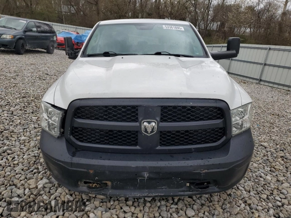 2021 Ram 1500 Tradesman with VIN 1C6RR7ST6MS567215, listed as a Copart auction lot 53361895 with 110,125 mi miles and Salvage title. Bid and sale history available at DreamBid. Image 5.