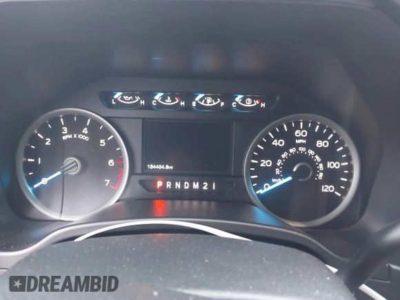 2017 Ford F-150 XL with VIN 1FTEW1EP6HFB40594, listed as a IAAI auction lot 41309921 with 184,454 mi miles. Bid and sale history available at carsss.com. Image 7.