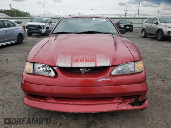 1995 Ford Mustang GT with VIN 1FALP42T2SF256900, listed as a Copart auction lot 58354735 with 156,099 mi miles and Salvage title. Bid and sale history available at DreamBid. Image 5.