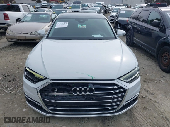 2019 Audi A8 L with VIN WAU8DAF83KN007358, listed as a IAAI auction lot 41540352 with 77,203 mi miles. Bid and sale history available at carsss.com. Image 12.