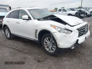 2016 Infiniti QX70 with VIN JN8CS1MW4GM400372, listed as a IAAI auction lot 42280369 with 116,581 mi miles and . Bid and sale history available at DreamBid. Image 1.