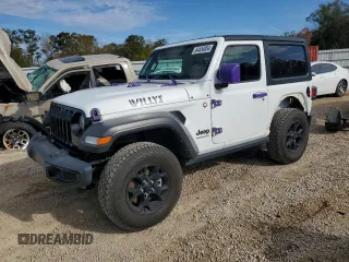 2021 Jeep Wrangler Sport S with VIN 1C4GJXANXMW791557, listed as a Copart auction lot 84454054 with 53,428 mi miles and Non Repairable. Bid and sale history available at DreamBid. Image 1.
