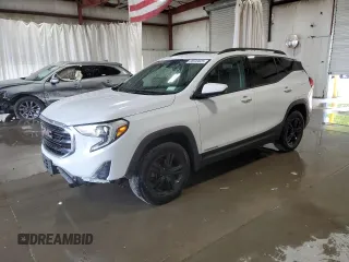 2018 GMC Terrain SLE z VIN 3GKALTEV6JL414457, wystawiony jako Copart lot #58949625 z przebiegiem 59 467 mil mil oraz Szkody całkowita. Historia ofert i sprzedaży dostępna na DreamBid. Obrazek 1.