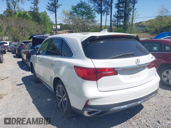 2020 Acura MDX w/Technology Pkg with VIN 5J8YD3H56LL013803, listed as a IAAI auction lot 41983696 with 58,346 mi miles. Bid and sale history available at carsss.com. Image 3.