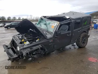 2018 Jeep Wrangler JK Unlimited Altitude with VIN 1C4BJWEG7JL803659, listed as a Copart auction lot 86580704 with 0 mi miles and Salvage Title. Bid and sale history available at carsss.com. Image 1.