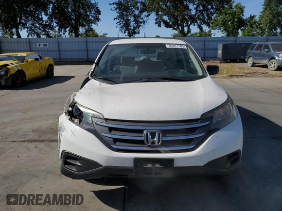 2012 Honda CR-V LX with VIN 5J6RM3H33CL019974, listed as a Copart auction lot 59207185 with 103,430 mi miles and Salvage title. Bid and sale history available at DreamBid. Image 5.
