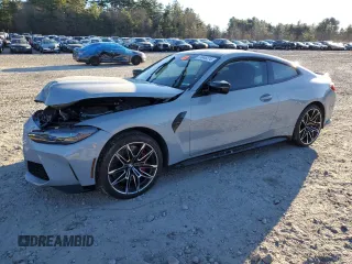 2022 BMW M4 Competition xDrive with VIN WBS43AZ04NCJ90806, listed as a Copart auction lot 79045274 with 0 mi miles and Salvage Title. Bid and sale history available at carsss.com. Image 1.