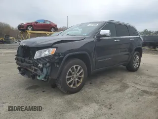 2014 Jeep Grand Cherokee Limited with VIN 1C4RJFBG5EC413782, listed as a Copart auction lot 53031335 with 129,725 mi miles and Salvage Title. Bid and sale history available at carsss.com. Image 1.