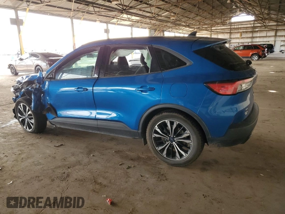 2021 Ford Escape SE Hybrid with VIN 1FMCU0BZ2MUB01645, listed as a Copart auction lot 49188385 with 61,530 mi miles and Salvage title. Bid and sale history available at DreamBid. Image 2.