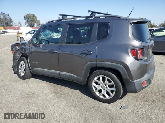 2017 Jeep Renegade Latitude with VIN ZACCJABB4HPE66423, listed as a Copart auction lot 53924625 with 97,922 mi miles and Salvage Title. Bid and sale history available at carsss.com. Image 2.