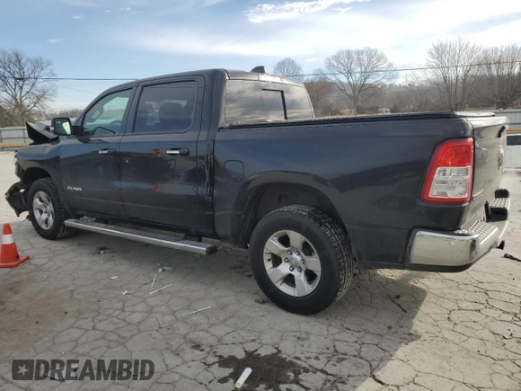 2020 Ram 1500 Big Horn with VIN 1C6RRFFG1LN393543, listed as a Copart auction lot 46511225 with 73,581 mi miles and Salvage Title. Bid and sale history available at carsss.com. Image 2.