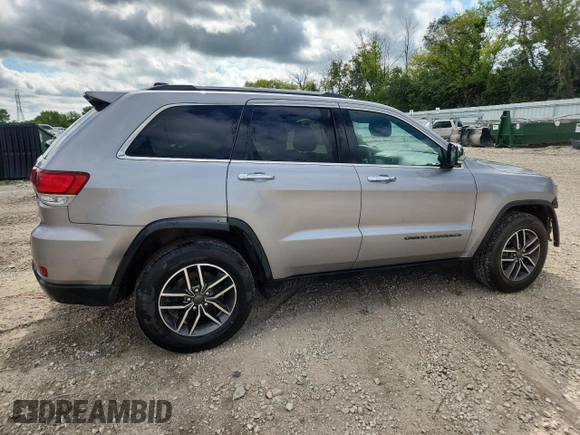 2020 Jeep Grand Cherokee Limited with VIN 1C4RJFBG1LC374959, listed as a Copart auction lot 65208695 with 90,624 mi miles and Non repairable. Bid and sale history available at DreamBid. Image 3.