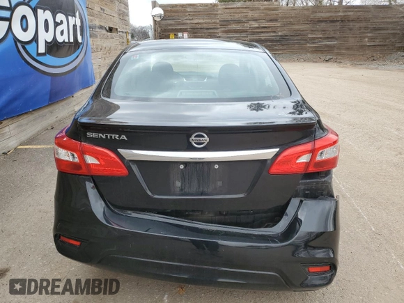 2018 Nissan Sentra S with VIN 3N1AB7AP7JY308537, listed as a Copart auction lot 52090275 with 76,636 mi miles and Clean Title. Bid and sale history available at DreamBid. Image 6.