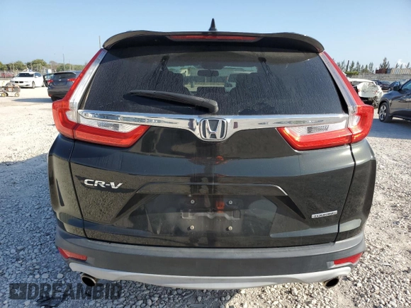 2017 Honda CR-V Touring with VIN 5J6RW1H91HL005307, listed as a Copart auction lot 51938845 with 41,323 mi miles and Salvage Title. Bid and sale history available at carsss.com. Image 6.