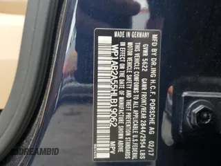 2017 Porsche Macan S z VIN WP1AB2A55HLB19062, wystawiony jako Copart lot #64770815 z przebiegiem 39 489 mil mil oraz Szkoda całkowita • Salvage title. Historia ofert i sprzedaży dostępna na DreamBid. Obrazek 14.