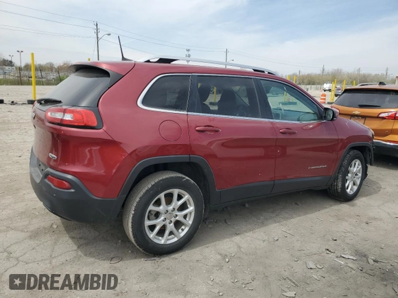 2016 Jeep Cherokee Altitude with VIN 1C4PJLCB4GW351477, listed as a Copart auction lot 53617035 with 54,255 mi miles and Salvage title. Bid and sale history available at DreamBid. Image 3.