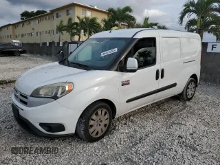 2017 Ram ProMaster City Cargo Van Tradesman SLT with VIN ZFBERFBB2H6E55153, listed as a Copart auction lot 46472395 with 179,975 mi miles and Clean Title. Bid and sale history available at carsss.com. Image 1.