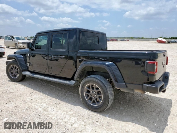 2020 Jeep Gladiator Overland with VIN 1C6HJTFG9LL217966, listed as a Copart auction lot 59424545 with 61,407 mi miles and Salvage title. Bid and sale history available at DreamBid. Image 2.