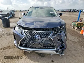 2022 Lexus RX 450hL Luxury with VIN JTJJGKFA8N2026687, listed as a Copart auction lot 66439125 with 39,177 mi miles and Salvage title. Bid and sale history available at DreamBid. Image 5.