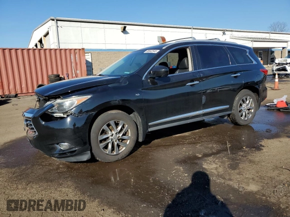 2015 Infiniti QX60 with VIN 5N1AL0MM7FC526329, listed as a Copart auction lot 48662545 with 148,547 mi miles and Salvage Title. Bid and sale history available at DreamBid. Image 1.