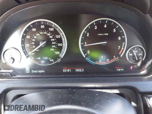 2016 BMW 5 Series 535i Gran Turismo xDrive with VIN WBA5M4C51GD186544, listed as a IAAI auction lot 42573259 with 83,181 mi miles and . Bid and sale history available at DreamBid. Image 7.