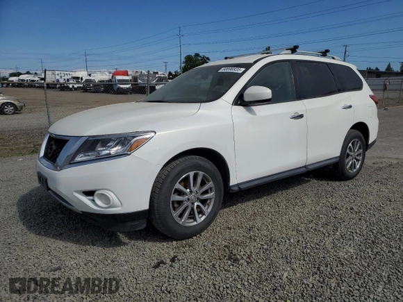 2013 Nissan Pathfinder SV with VIN 5N1AR2MM2DC612848, listed as a Copart auction lot 60896935 with 158,312 mi miles and Clean title. Bid and sale history available at DreamBid. Image 1.