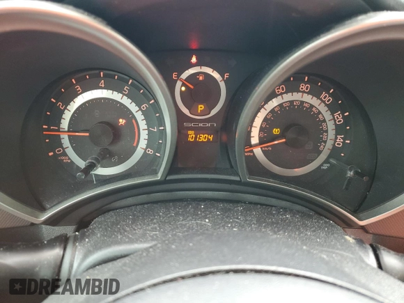 2012 Scion tC with VIN JTKJF5C7XC3032281, listed as a Copart auction lot 50472225 with 101,304 mi miles and Salvage Title. Bid and sale history available at carsss.com. Image 9.