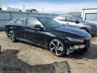 2018 Honda Accord Sedan Sport 1.5T with VIN 1HGCV1F31JA060713, listed as a Copart auction lot 48575805 with 86,362 mi miles and Salvage Title. Bid and sale history available at carsss.com. Image 4.