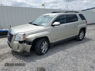 2015 GMC Terrain SLT with VIN 2GKFLXE32F6409442, listed as a Copart auction lot 61180695 with 107,369 mi miles and Salvage title. Bid and sale history available at DreamBid. Image 1.