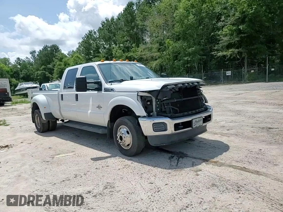 2015 Ford F-350 Lariat with VIN 1FT8W3DT0FEA88048, listed as a Copart auction lot 59097135 with Not provided miles and Salvage title. Bid and sale history available at DreamBid. Image 14.